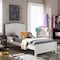 Baxton Studio Harry Classic Butter Milk and Walnut Finishing Twin Size Platform Bed 125-6812 - alternate 3